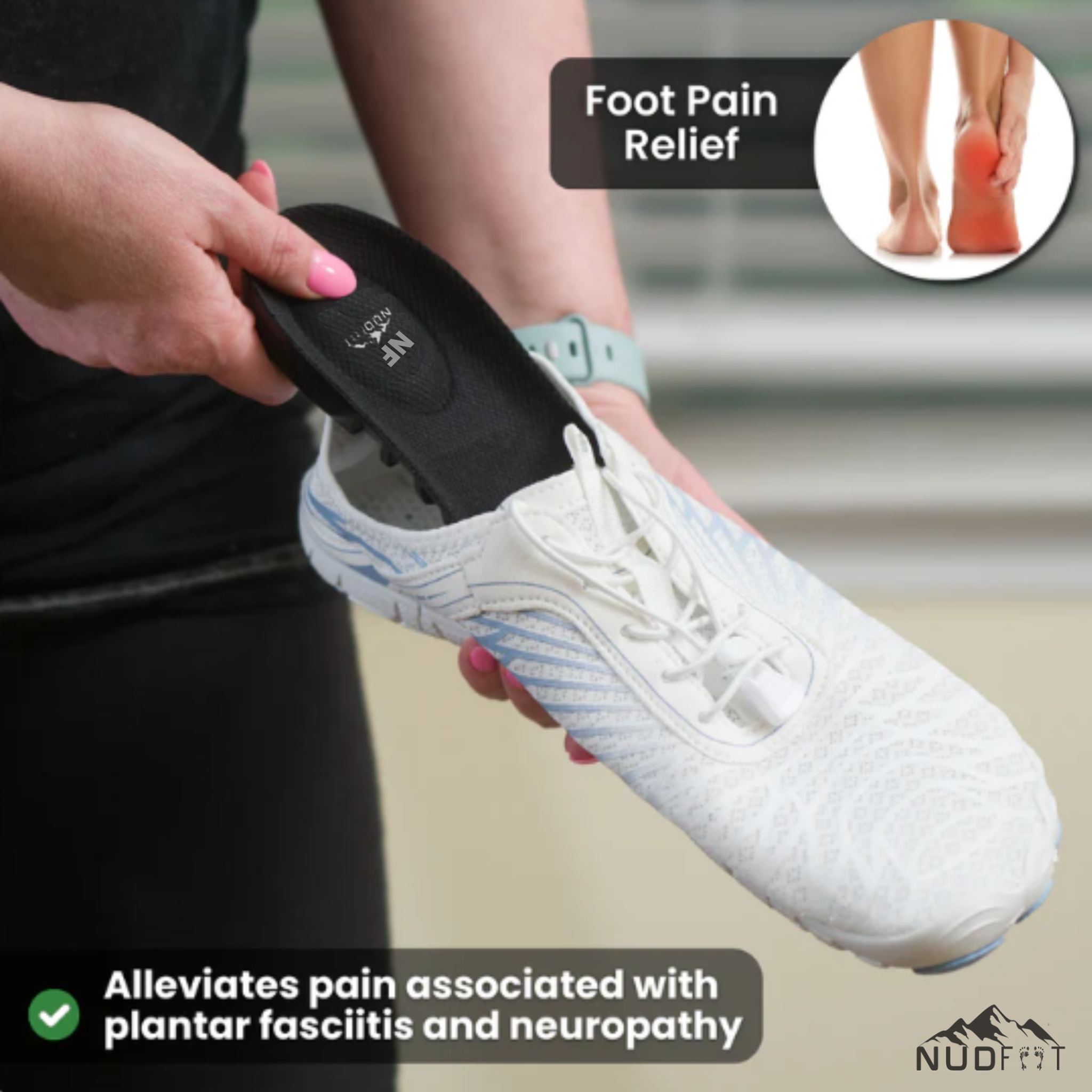 ORTHOPEDIC SOLES - Pain relieving and shock absorbing foot pads