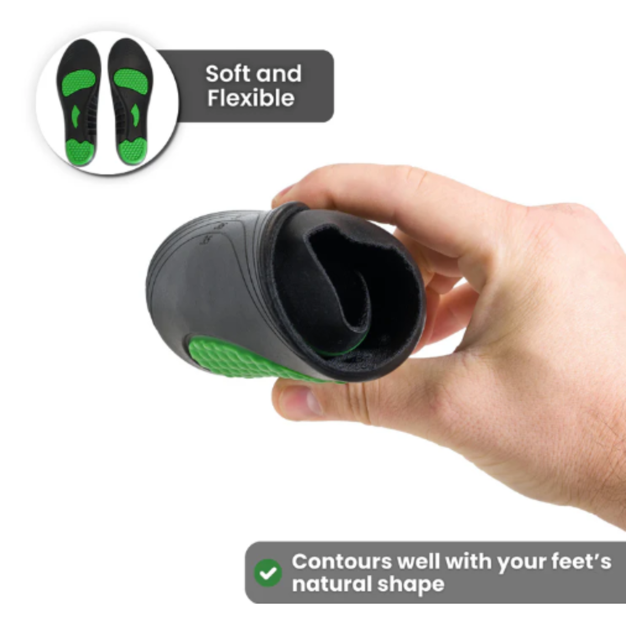 ORTHOPEDIC SOLES - Pain relieving and shock absorbing foot pads