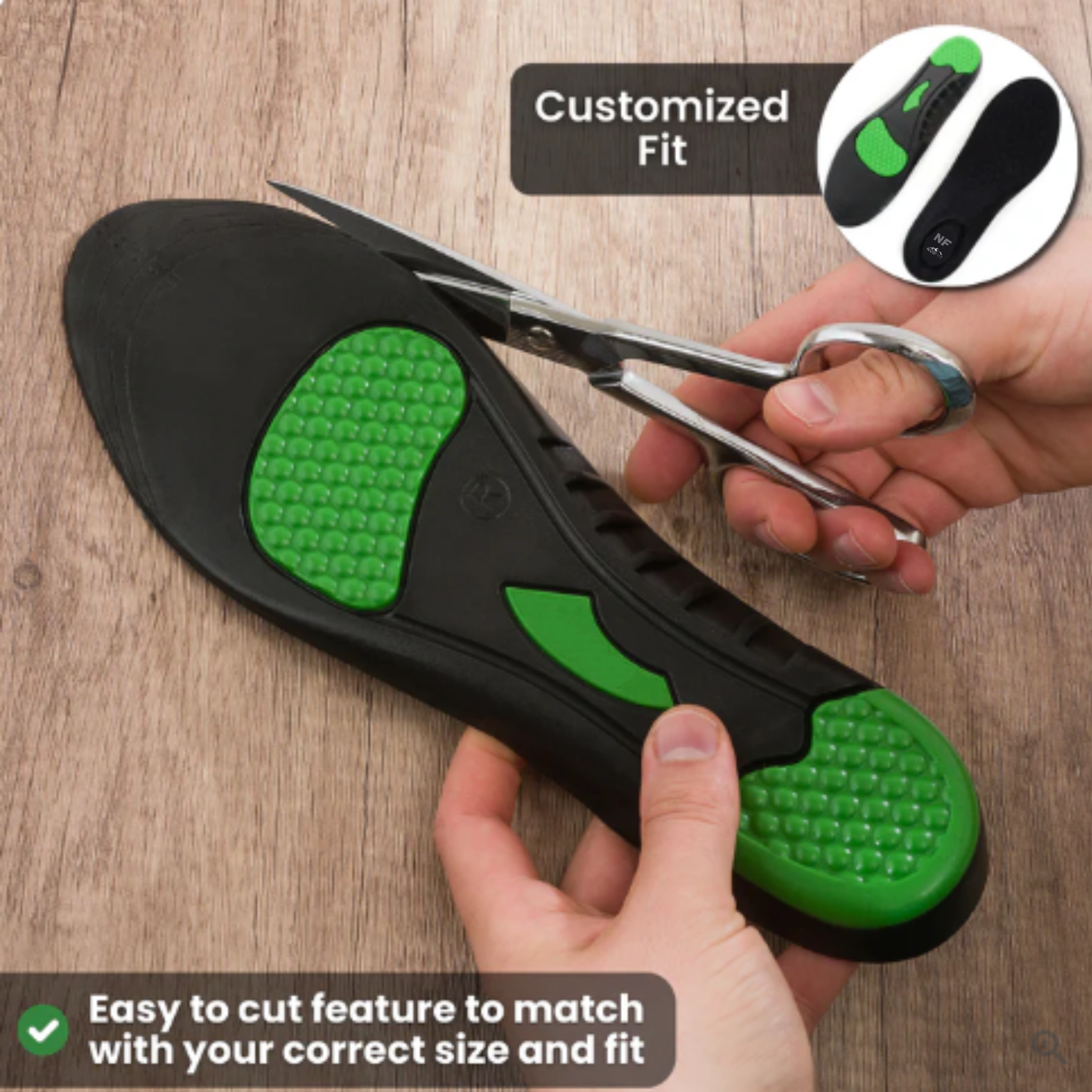 ORTHOPEDIC SOLES - Pain relieving and shock absorbing foot pads